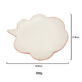 Ceramic Toast Shaped Plate, Cute Cartoon Breakfast Dish for Kids and Adults, 7.5" & 5.8"